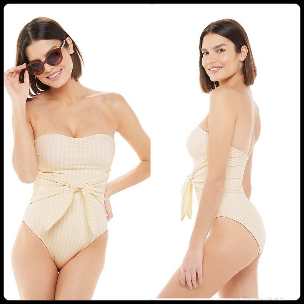 We Wore What Swim One Piece in Papyrus Stripe